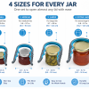 4 sizes to open every jar Jar opener size guide