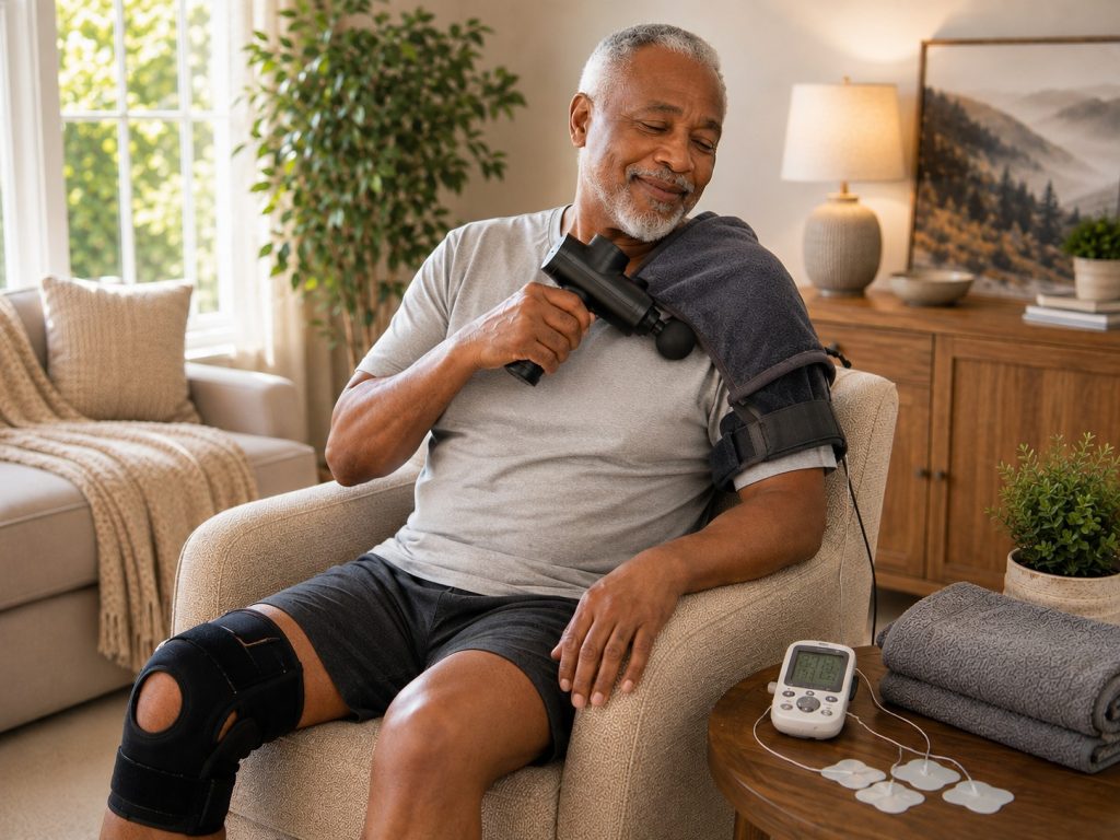 The massage gun. Pain Relief & Recovery